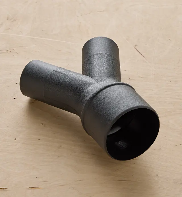 image of 4" to 2 1/2" Two-Way Splitter