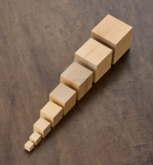 image of Wooden Square Blocks