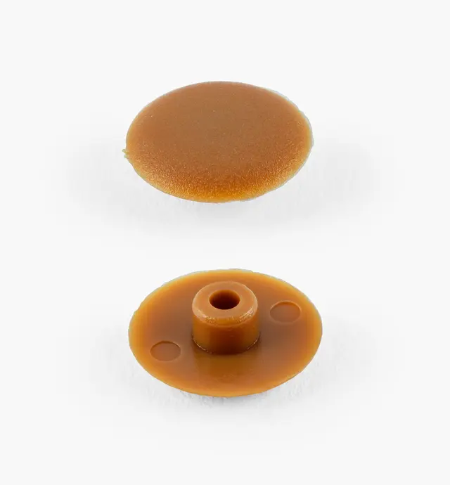 image of Brown Plastic Caps for Knock-Down Screws