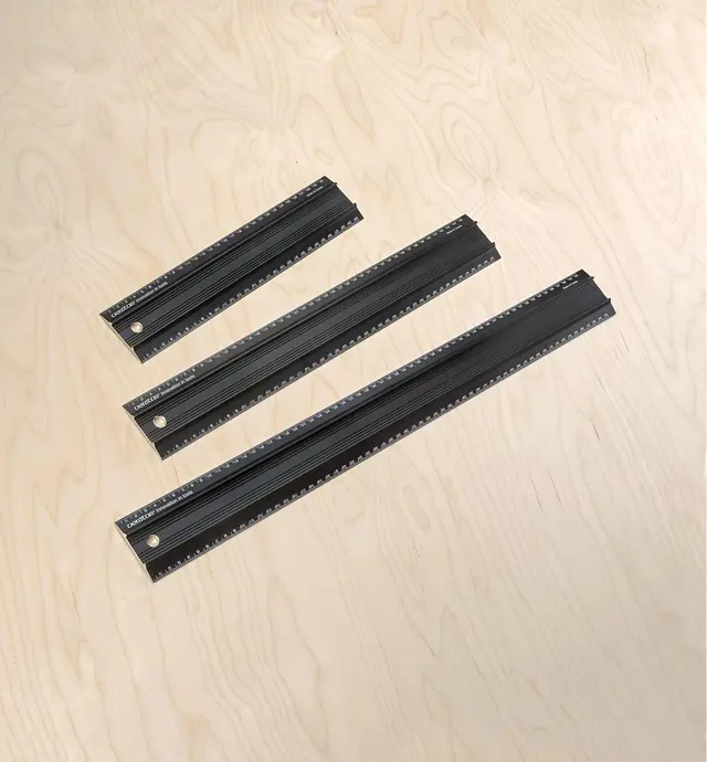image of Set of 3 Veritas Metric Shop Rules
