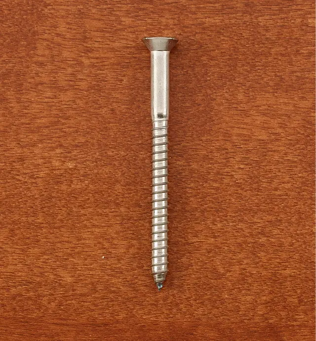 image of #12 Ă 2 1/2" 316 Stainless-Steel Flat-Head Screws