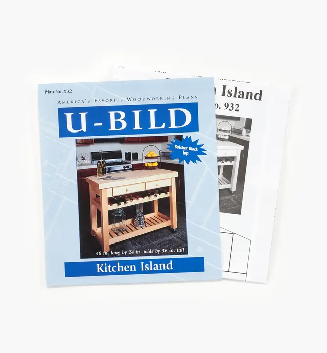 image of Kitchen Island Plan