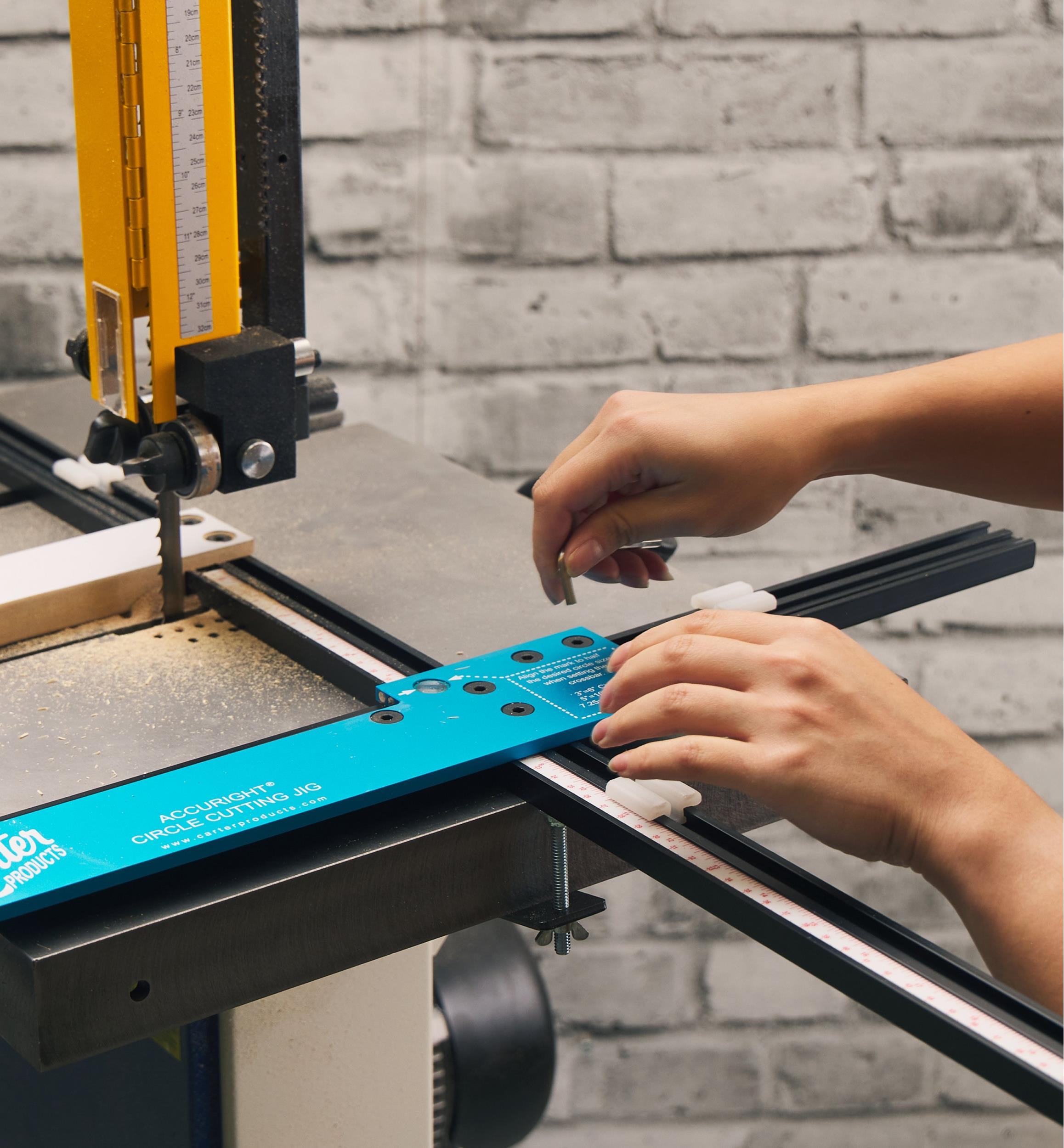 Circle-Cutting Jig with Support