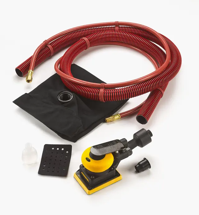 image of Mirka 3" × 4" Pneumatic Sander with Self-Generating Vacuum, 3mm Orbit