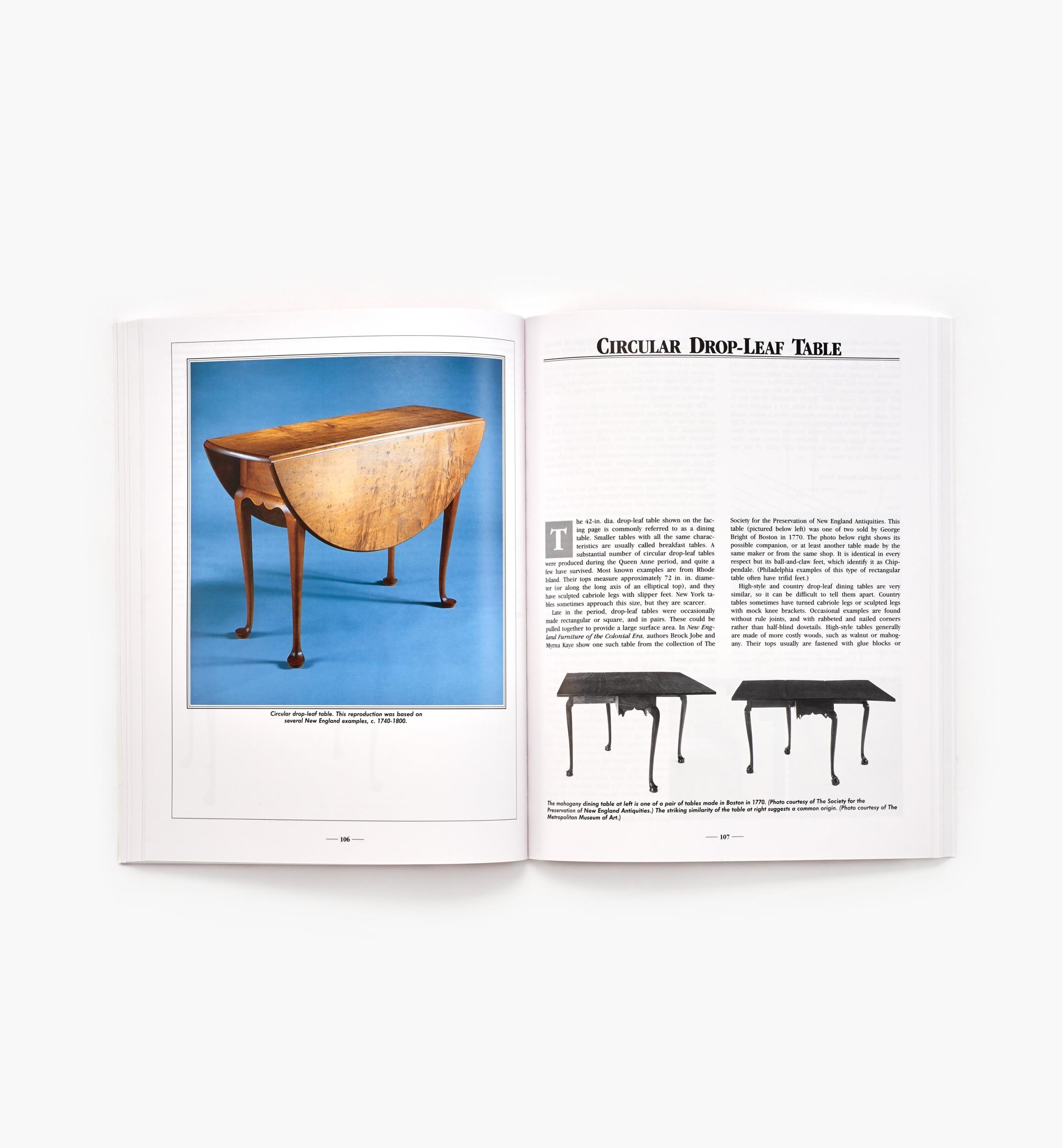 Queen Anne Furniture – History, Design and Construction