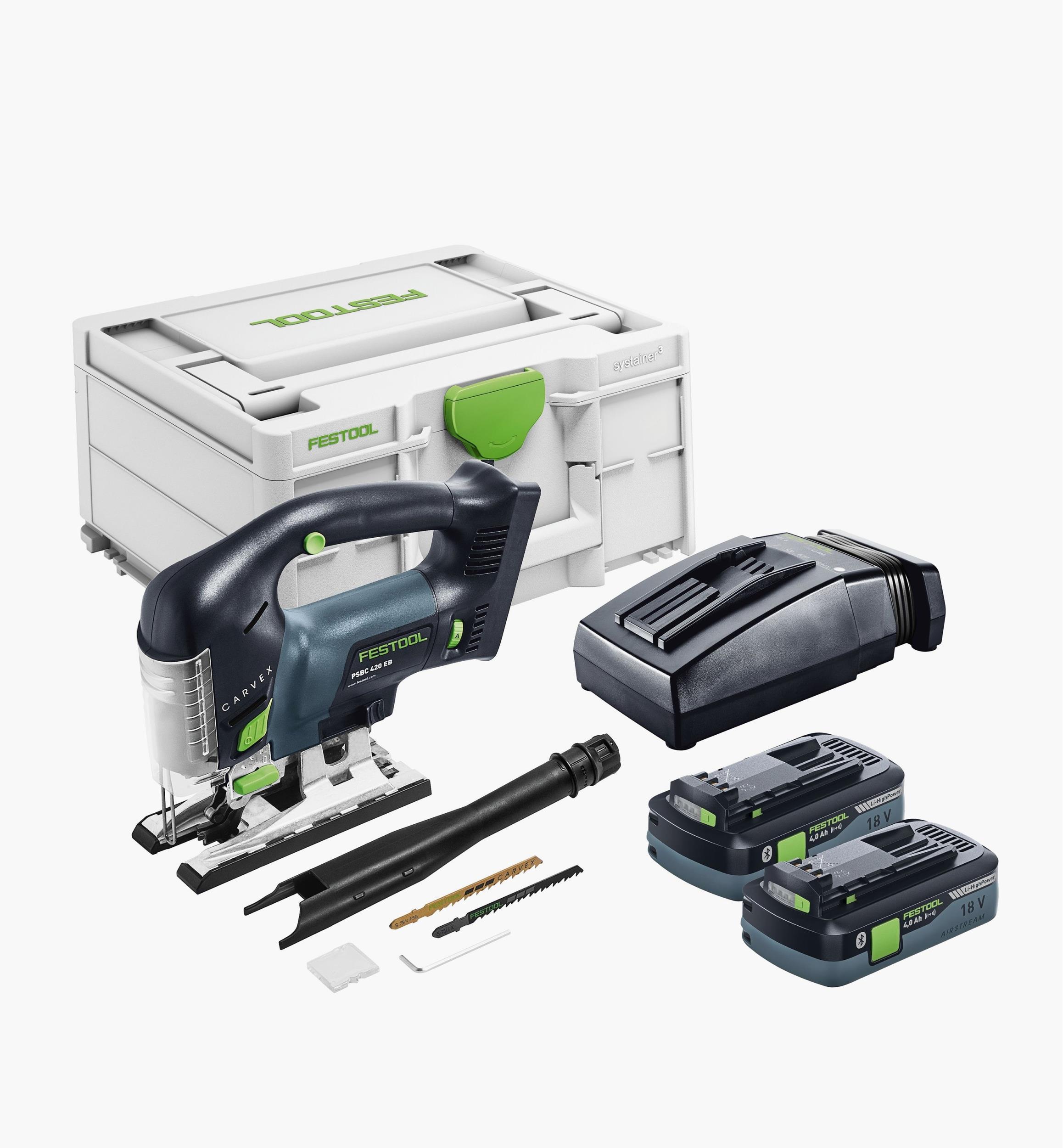 Scie sauteuse pendulaire sans fil Carvex PSBC 420 Festool