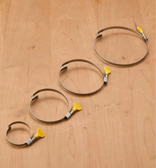 image of Colliers de serrage spiralés à droite