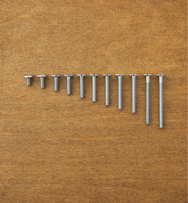 image of Rampa M6 Flat-Head Bolts