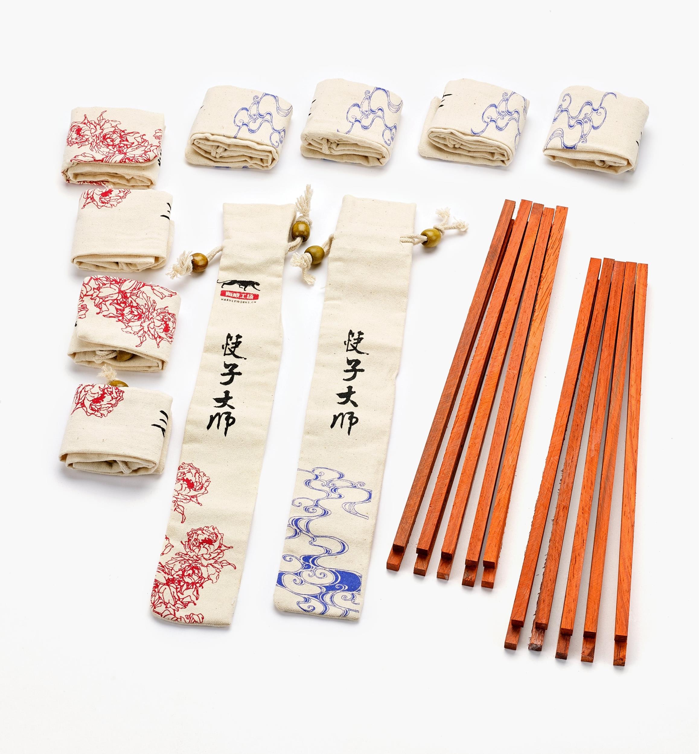 Ébauches de baguette pour ensemble taille-baguette Chopstick Master Bridge City