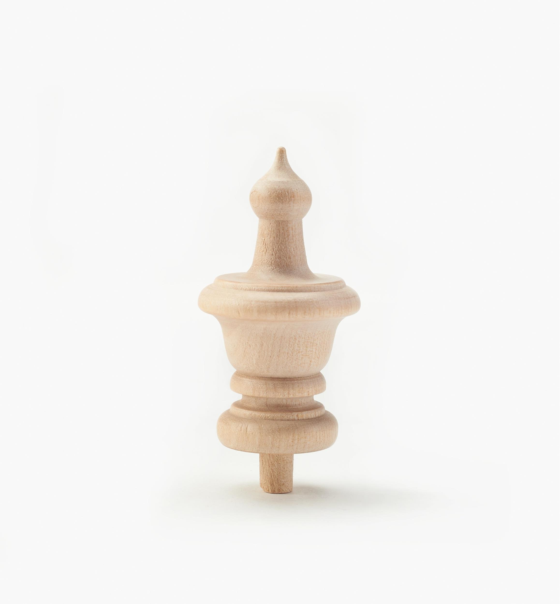 Large Hardwood Decorative Finial