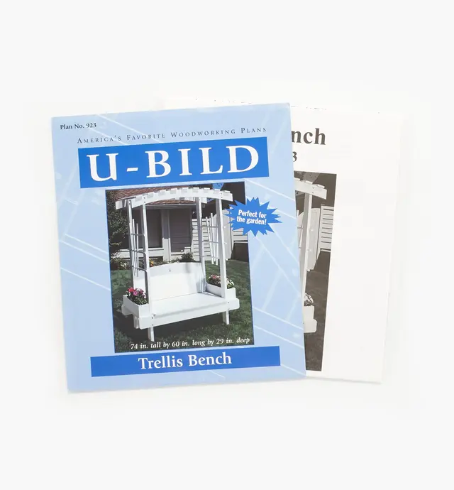 image of Trellis Bench Plan