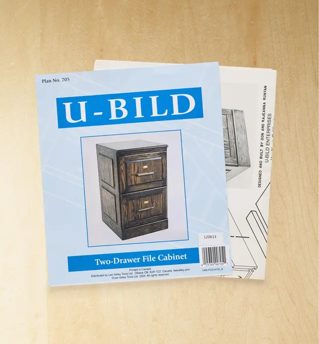 image of Two-Drawer File Cabinet Plan