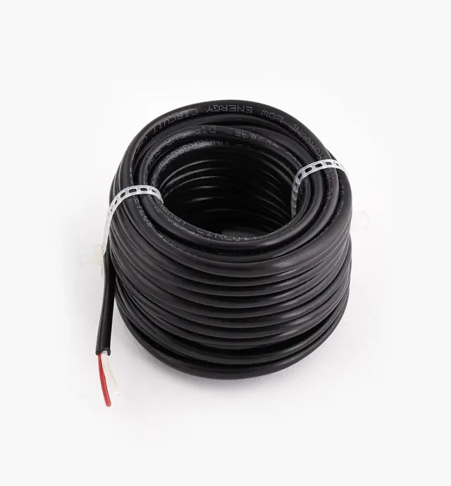 image of Solid-Core Two-Conductor Outdoor-Rated Wire for LED Lighting (12V)