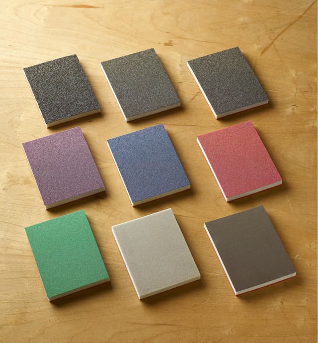 image of Mirka 3" × 4" × 10mm Grip-Backed Sanding Sponges