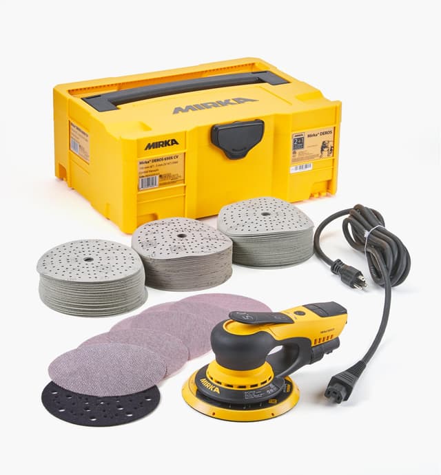 image of Ensemble de ponçage Mirka DEROS Iridium 6 po