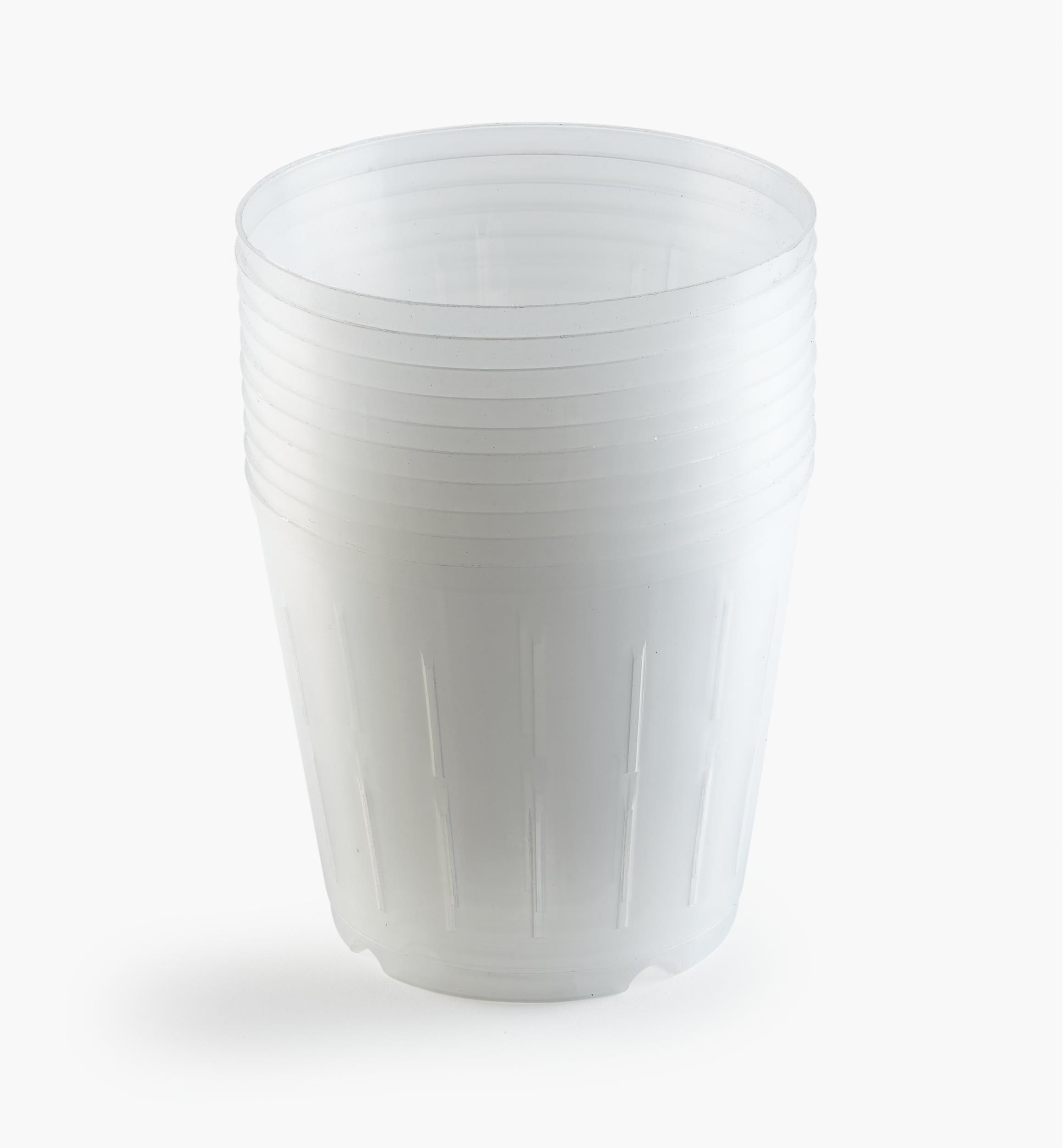 Pots transparents pour orchidées