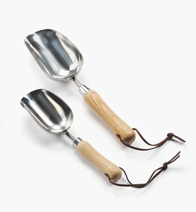 image of Set of 2 Stainless-Steel Scoops