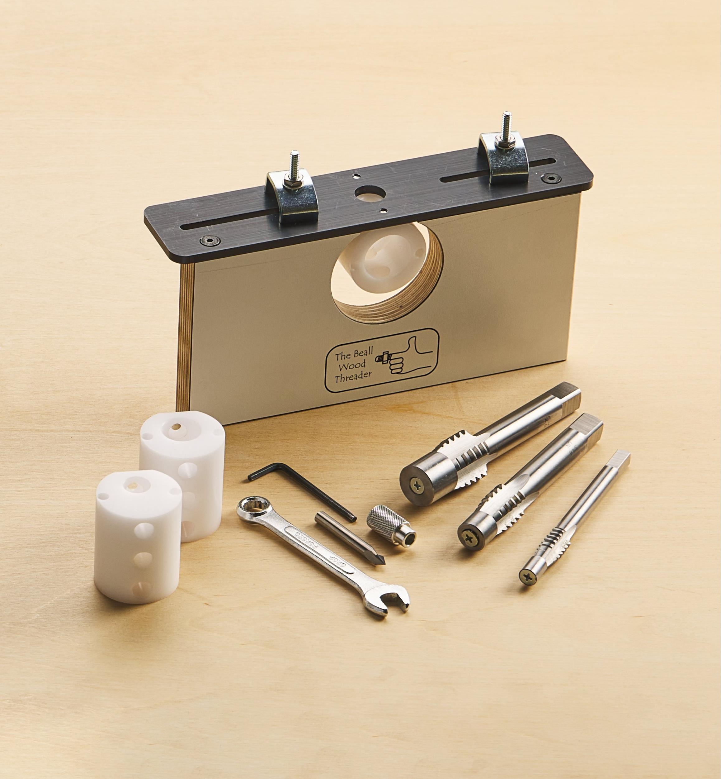 Ensemble de filetage pour bois Beall, 3 formats – 1/2 po, 3/4 po, 1 po