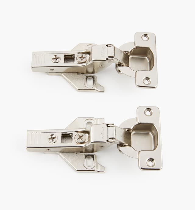 image of Blum Self-Closing Clip-Top Half-Overlay Face-Frame Hinges