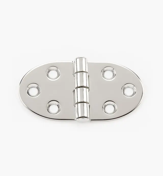 image of Standard Oval Stainless-Steel Hinges