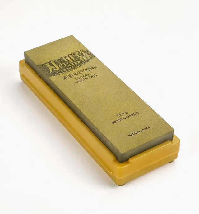 image of Pierre en céramique Shapton Ha-No-Kuromaku beige mousse – grain 220