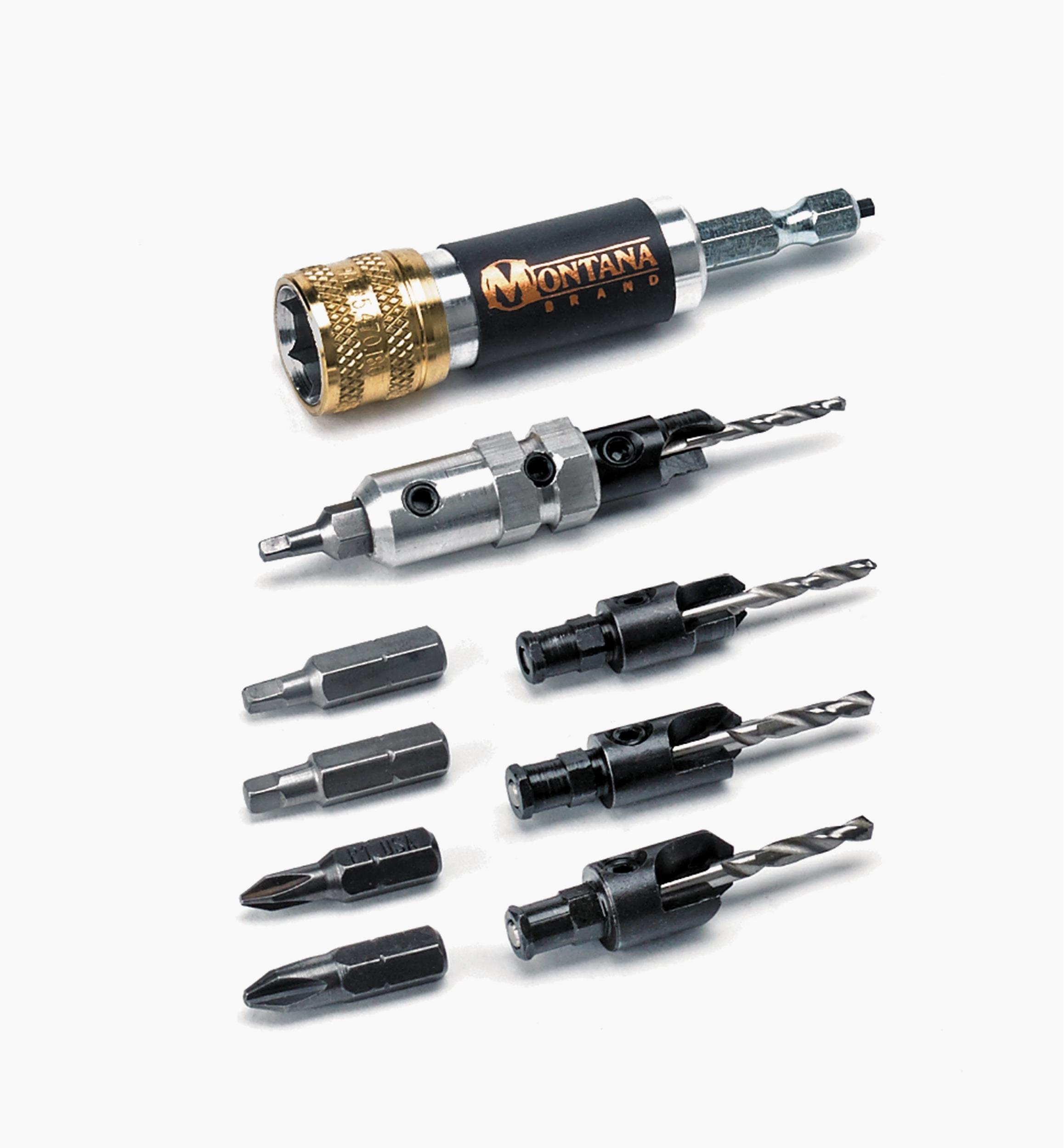 Quick-Change Drill/Countersink Set