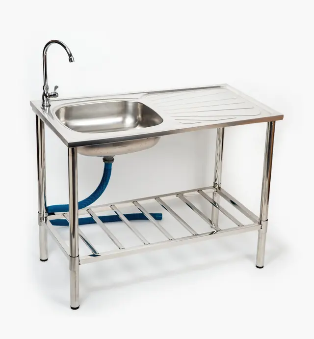 image of Stainless-Steel Outdoor Wash Table