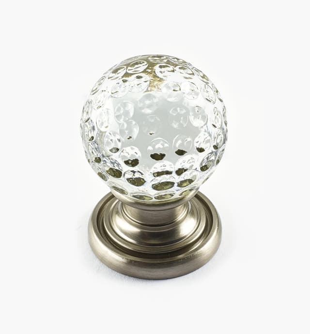 image of Glass Dimpled Globe Knob