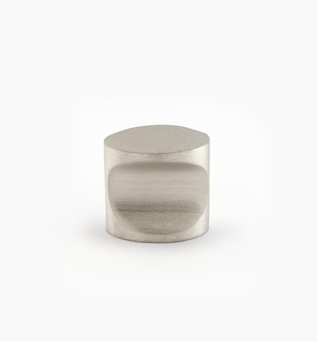 image of Stainless-Steel Small Oval Knob