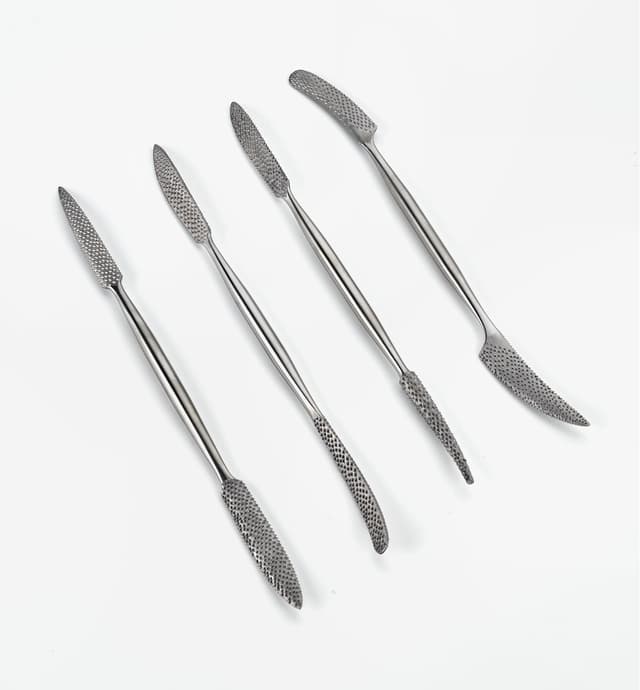 image of Stainless-Steel Hand-Stitched Riffler Set