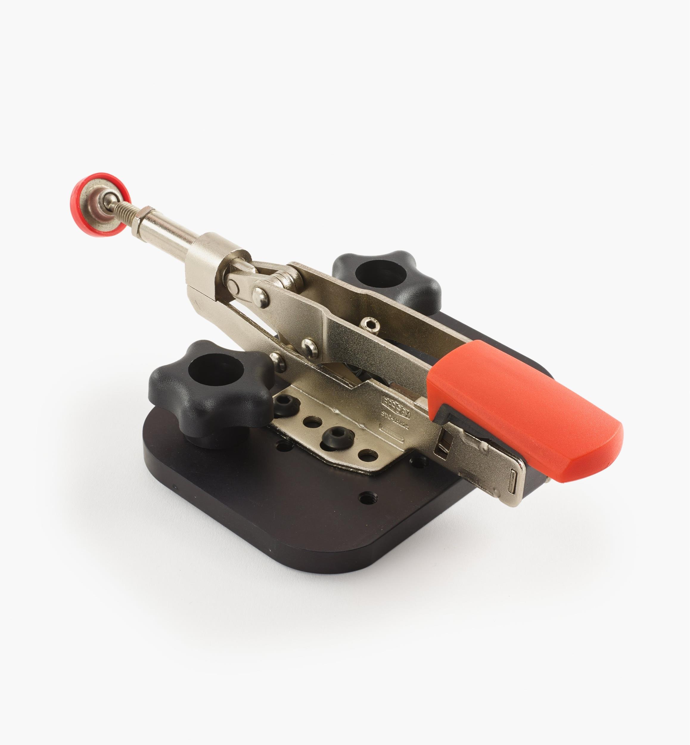 Sauterelles autoréglables Bessey avec plaque de fixation pour coulisse en T