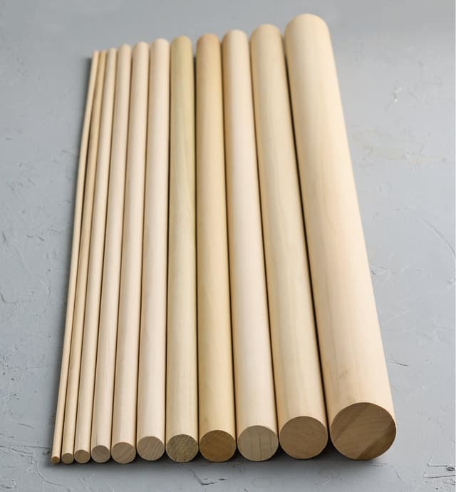 image of Goujons de 36 po en peuplier