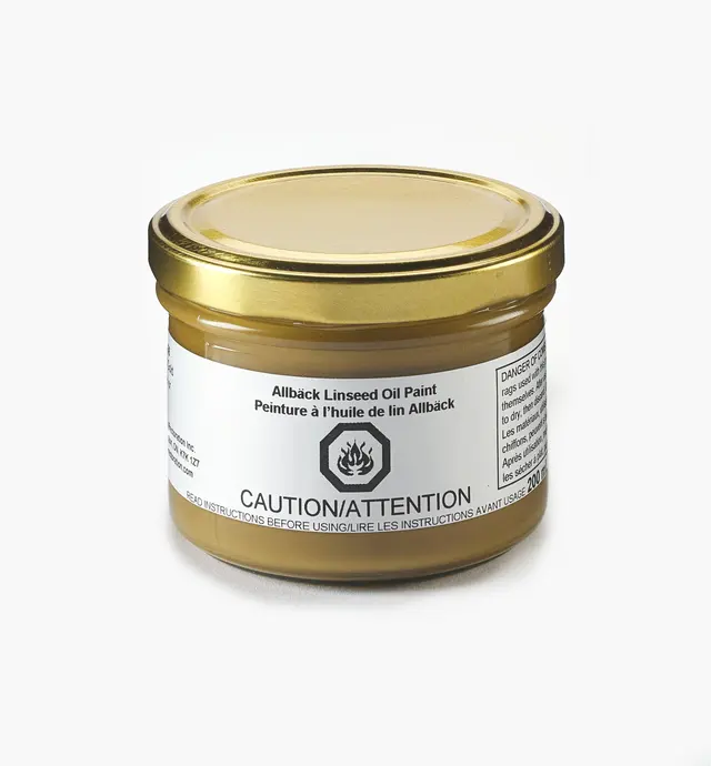 image of Allbäck Old Gold Linseed Oil Paint
