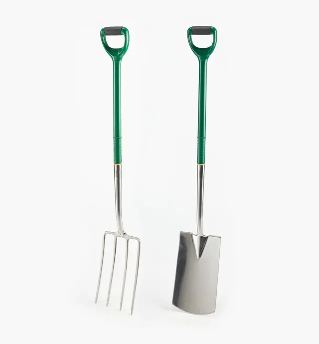 image of Stainless-Steel Spade & Fork Sets