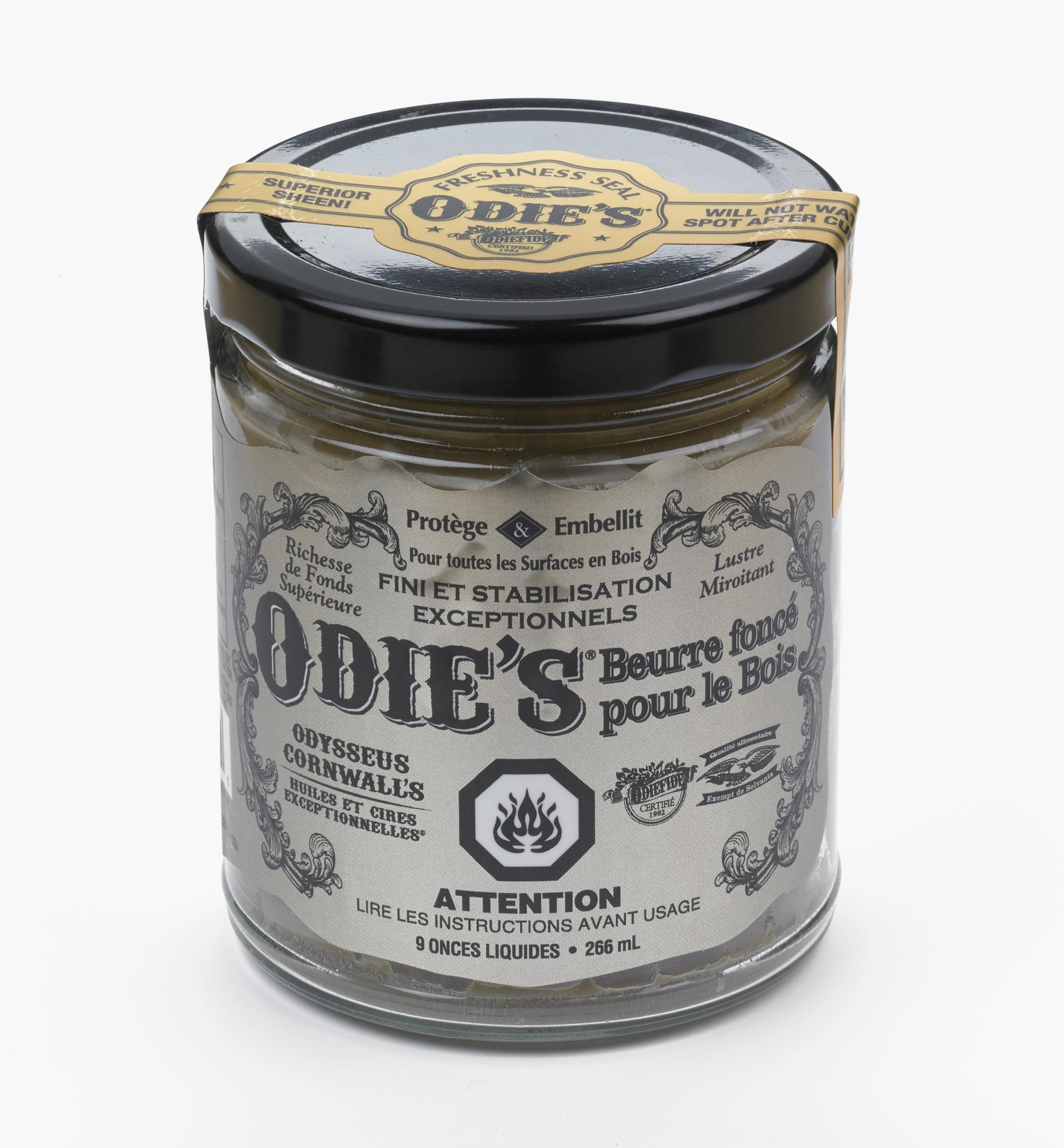 Beurre foncé pour le bois Odie's