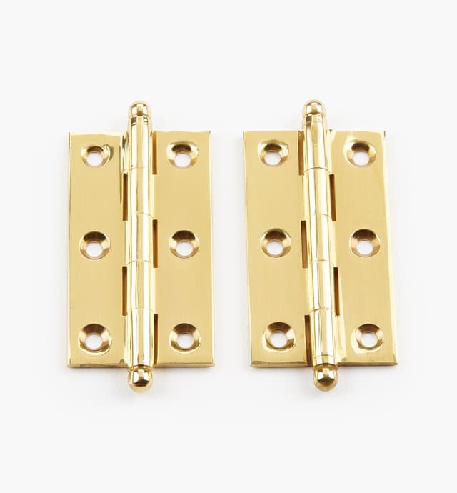 image of Extruded Brass Fast-Pin Ball-Tip Hinges