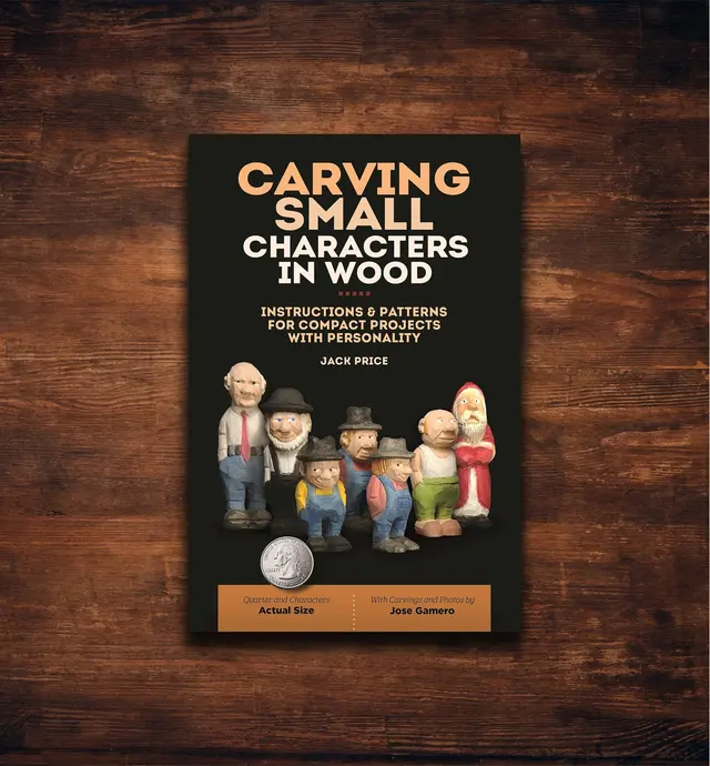 image of Carving Small Characters in Wood