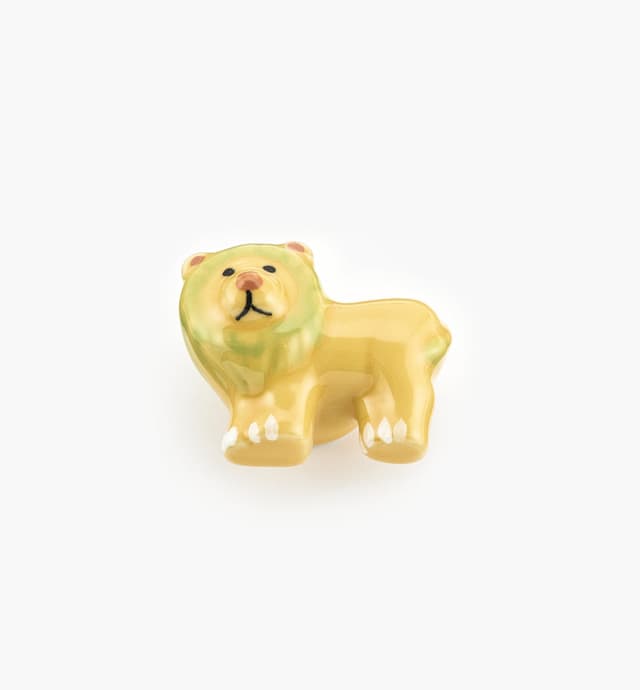 image of Lion Ceramic Knob