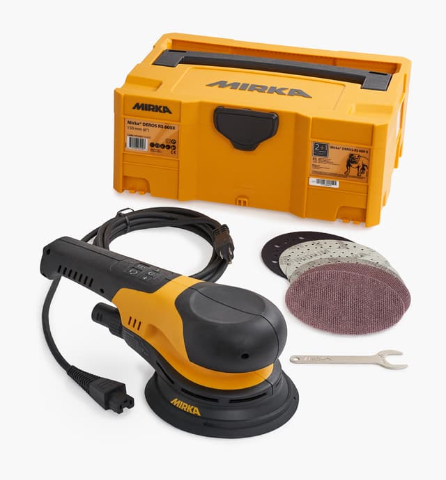 image of Mirka DEROS RS 6" Rotary Electric Sander with Systainer Case