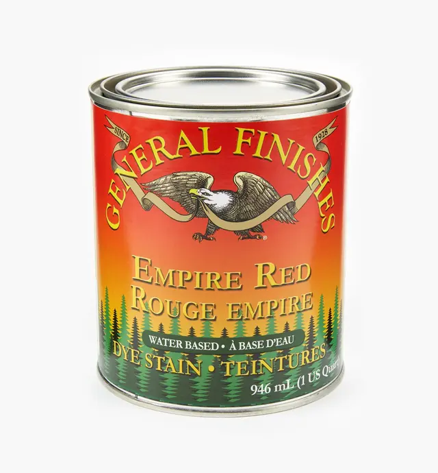 image of Teinture à colorant soluble à base d'eau General – rouge empire