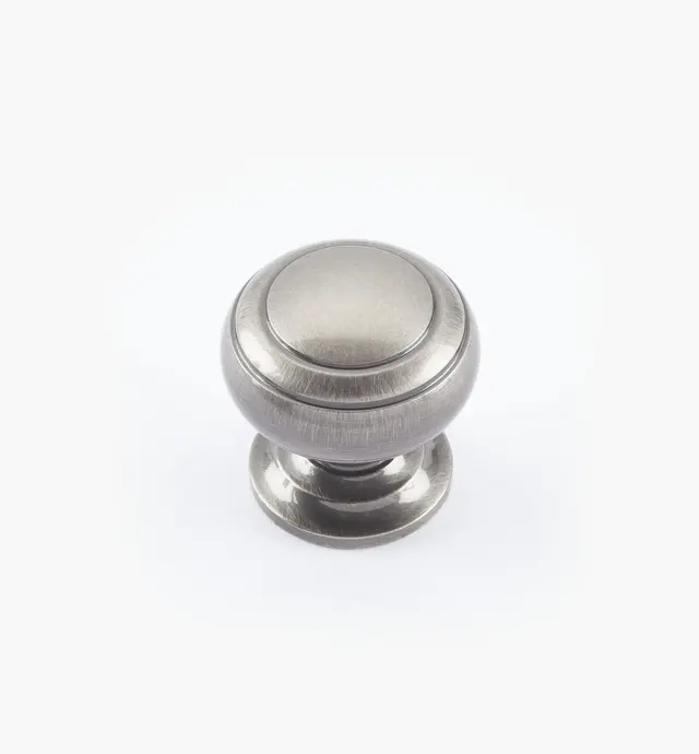 image of Turned Brass Ring Knobs