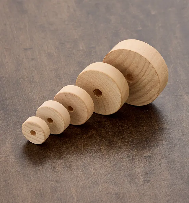 image of Flat Wooden Wheels
