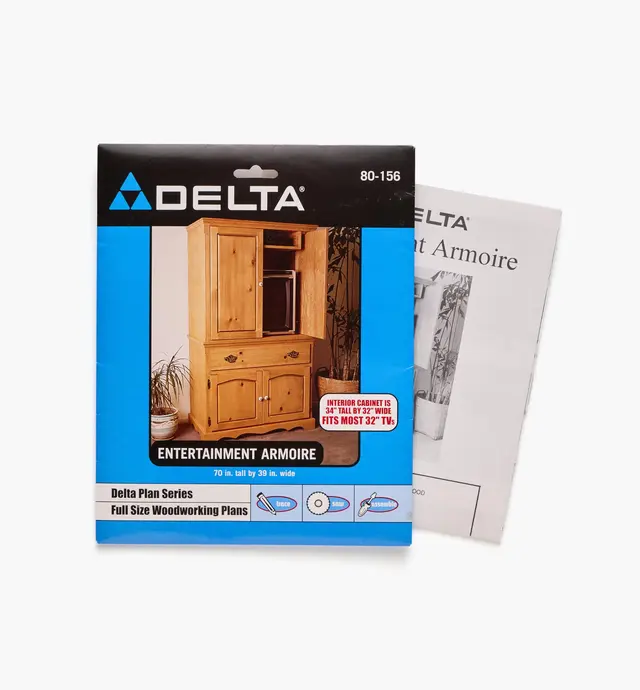 image of Entertainment Armoire Plan