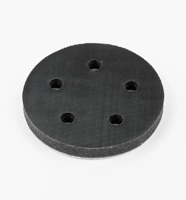 image of Mirka 5" Ă 1/2" Five-Hole Grip-Faced Interface Pad