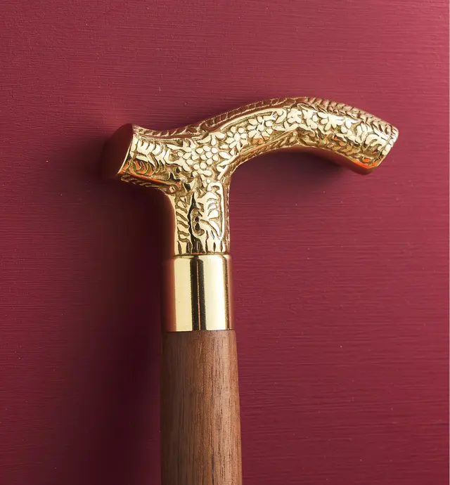 image of Brass Regency Cane Head