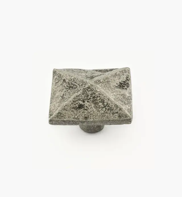 image of Cast Pewter Square Knob
