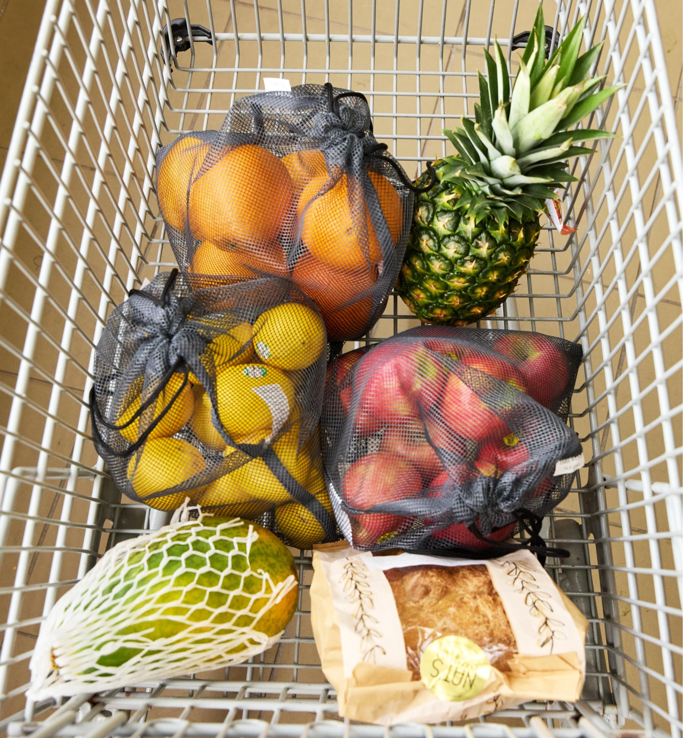 Sacs réutilisables pour fruits et légumes