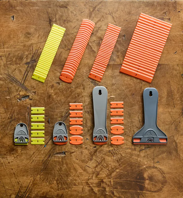 image of Complete Plastic Razor Blade Scraping Set