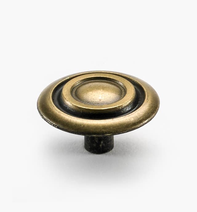 image of Antique Brass Cabinet Knob