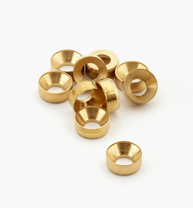image of Lee Valley Brass Countersunk Washers